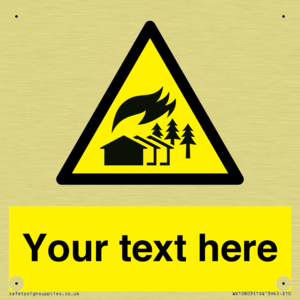 Custom Warning: Large scale fire zone